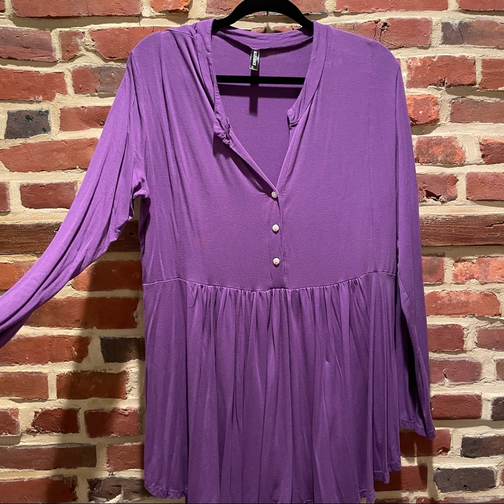 Purple Babydoll top
